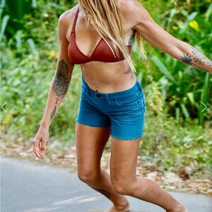 Blue Women's Denim Shorts